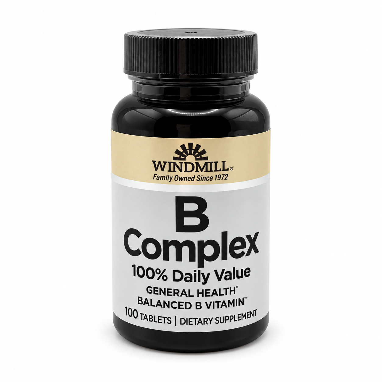 B Complex (100% Daily Value) Tablets 100 ct