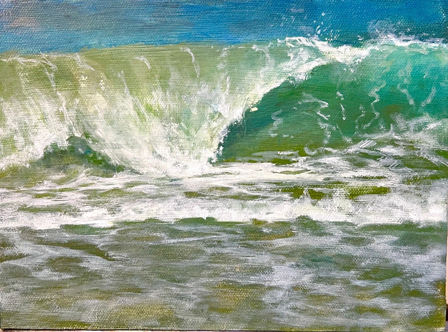 I'd love to see you in my studio (#1 on the map in the tour guide) for our Annual Open Studio Tour! Tomorrow and Sunday, 10-5. ⁠
⁠
I have new art but also some really early work from long ago -I'm excited for you to see my artistic roots and influenc