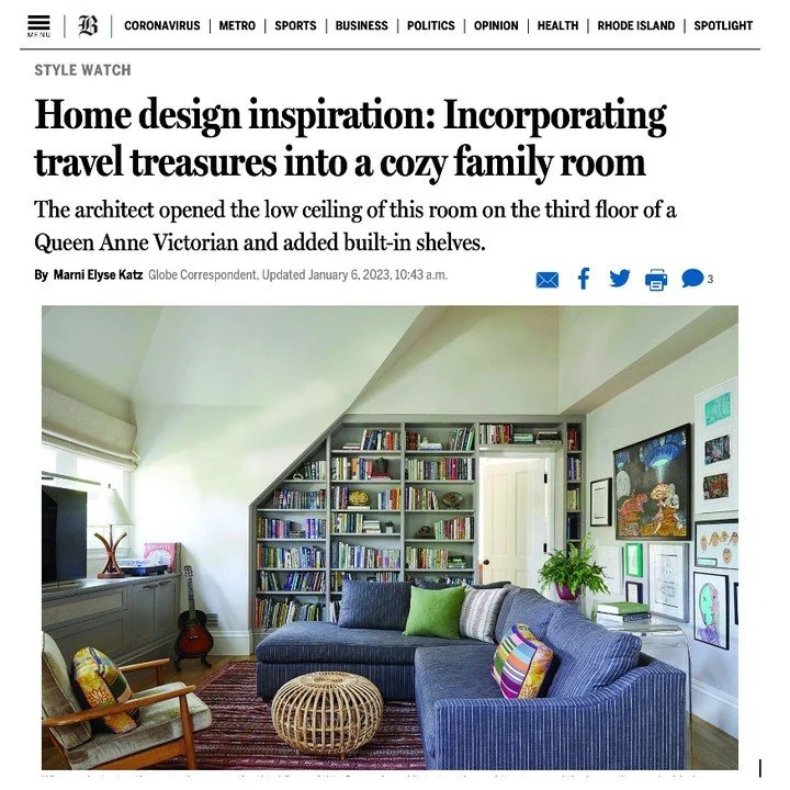 Always fun to see your work in print! I love how this space truly represents the personality &amp; interests of the family who it belongs to. Thank you @stylecarrot for showcasing it, @lizdaly for capturing it, and to Bruce Miller Architect and Twin 