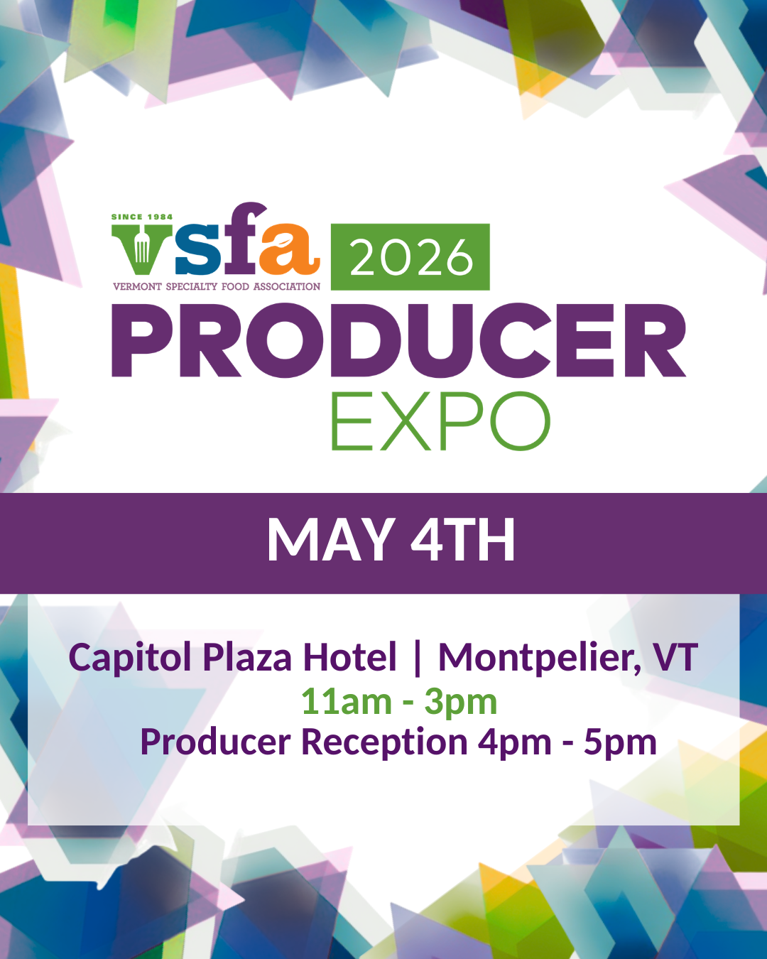 Bonus Resource: VSFA Producer Expo