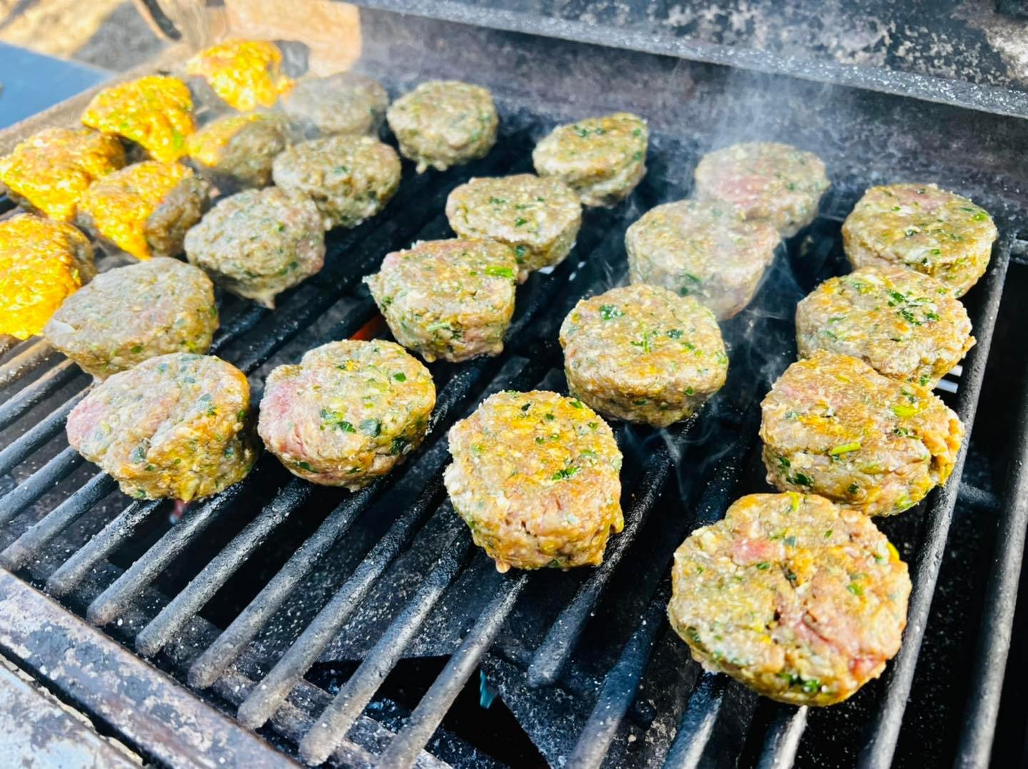Lamb Kafta on the grill.jpg