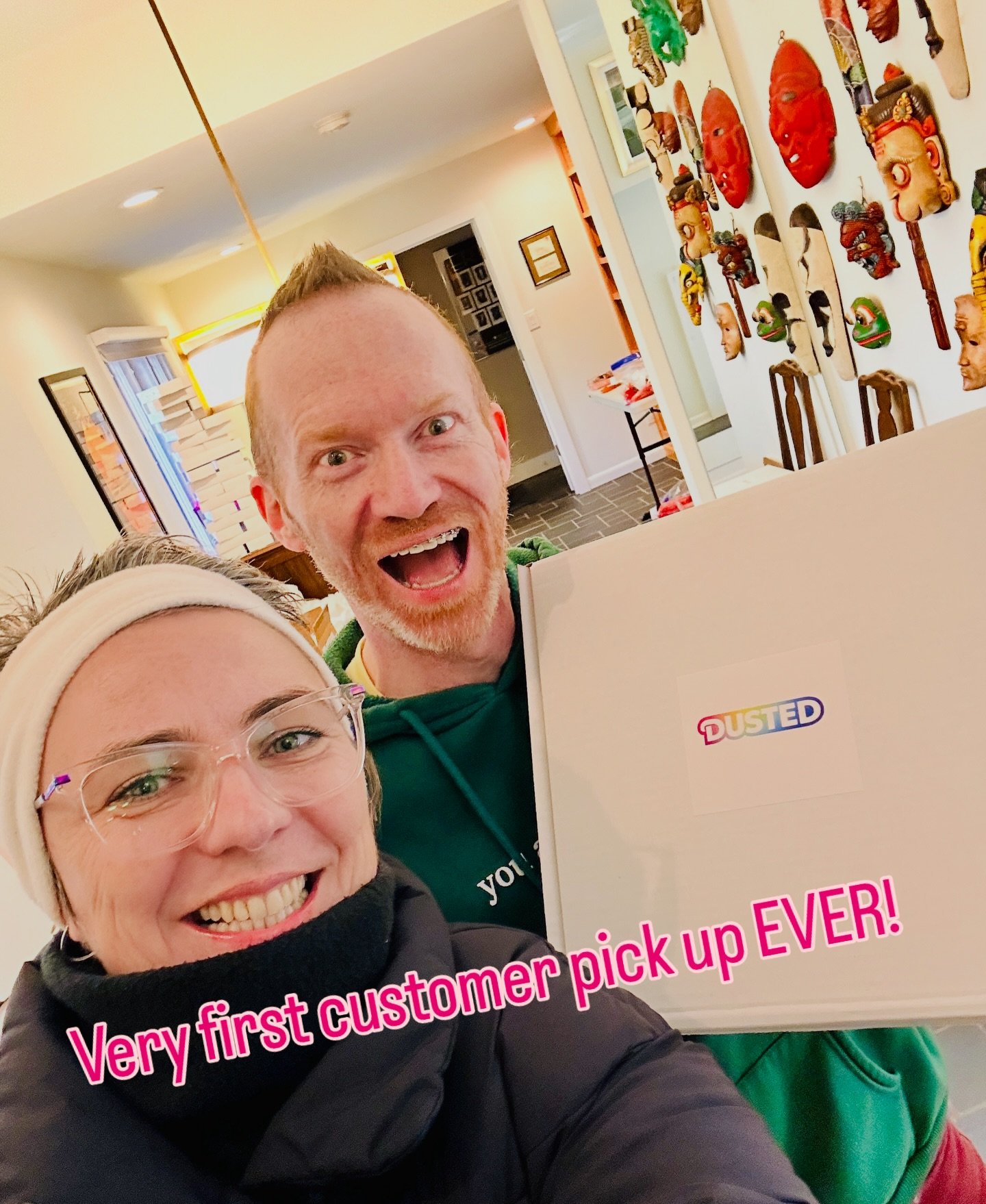 That time when people actually pay you to do what you love! I first met Laura when I hired *her* for her awesome design eye and now @lk_design_nc has hired *me* to bring sweet joy to her family with one of Dusted&rsquo;s 2026 subscription boxes! Full