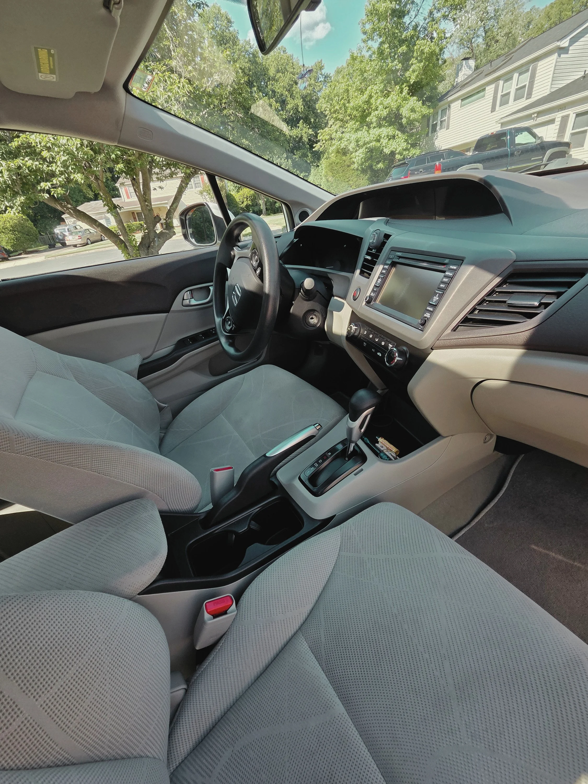 Interior Detail on Honda Civic