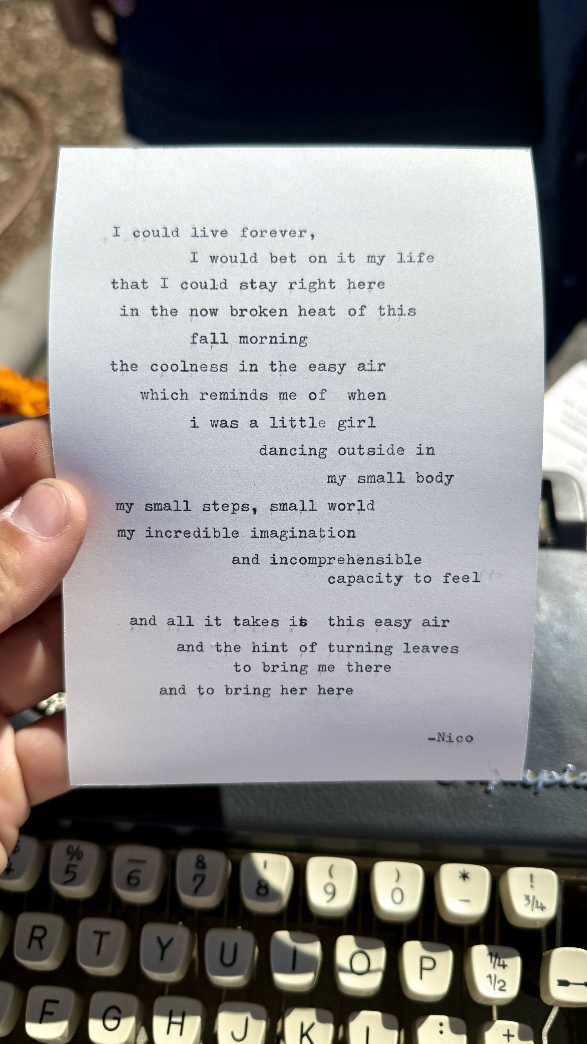 Custom Poem - Small
