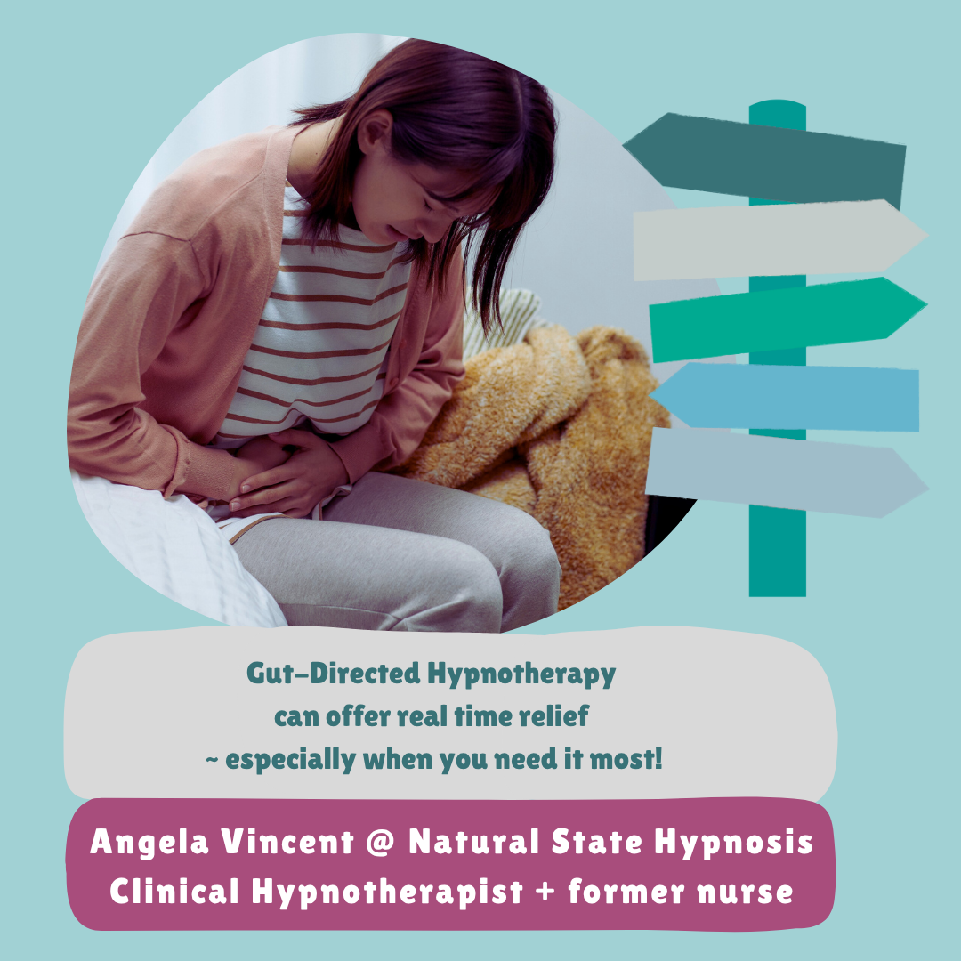 Womn experiencing gut pain