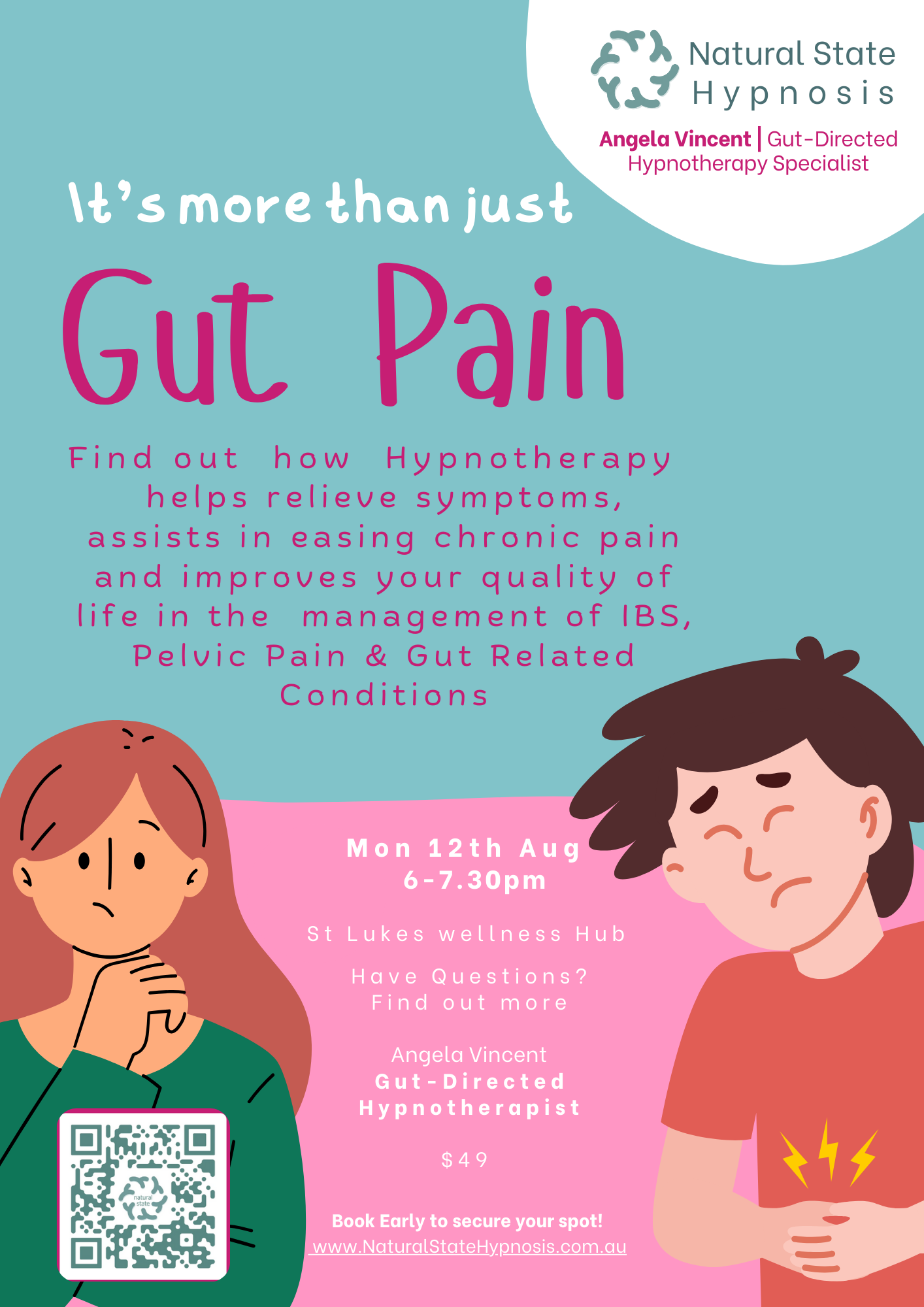 Hypnotherapy for IBS and Pelvic Pain information session 