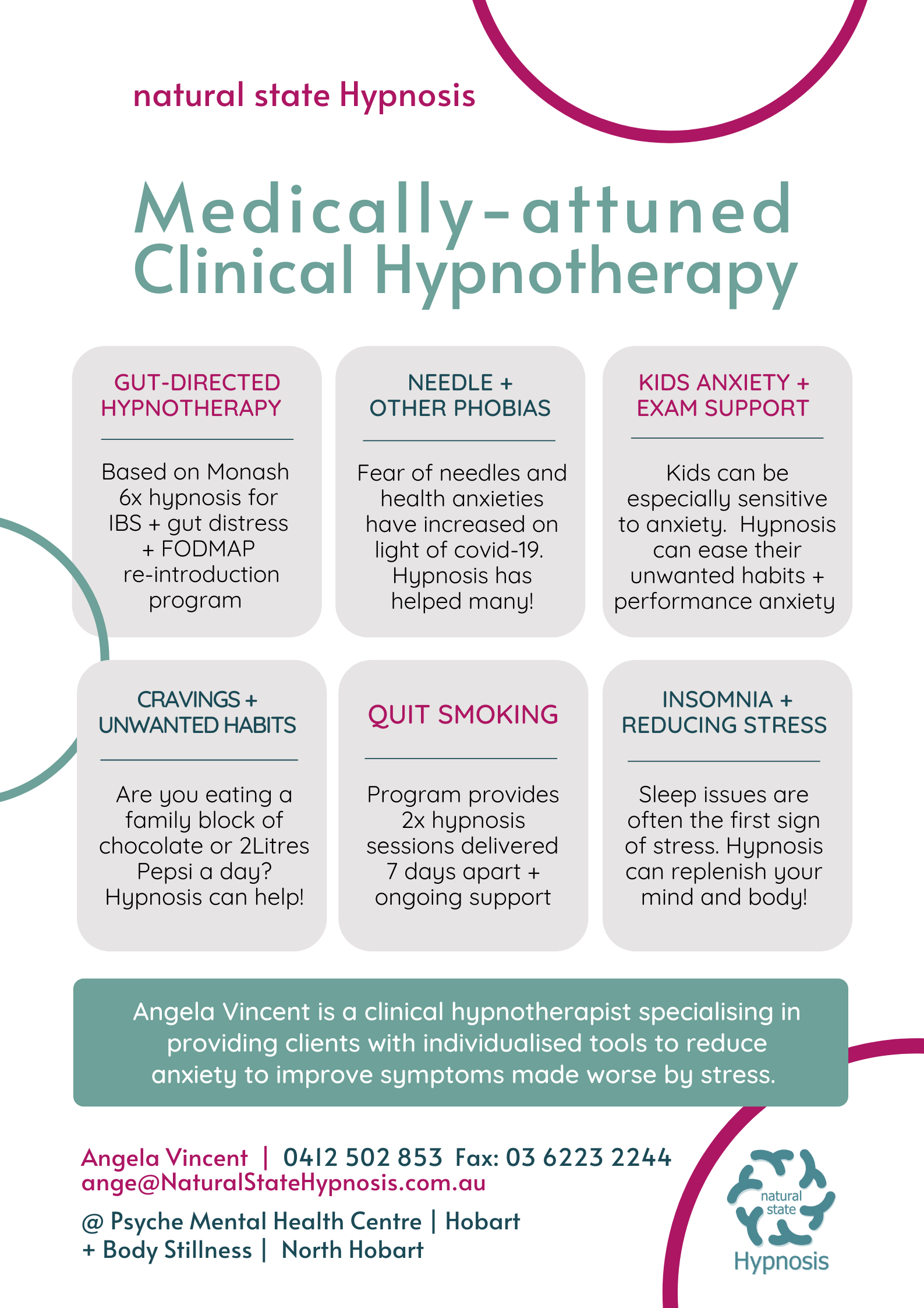 Want to say thanks and spread the Hypnotherapy love?