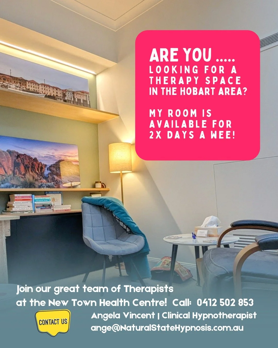 DM Ange for more details: 
0412 502 853