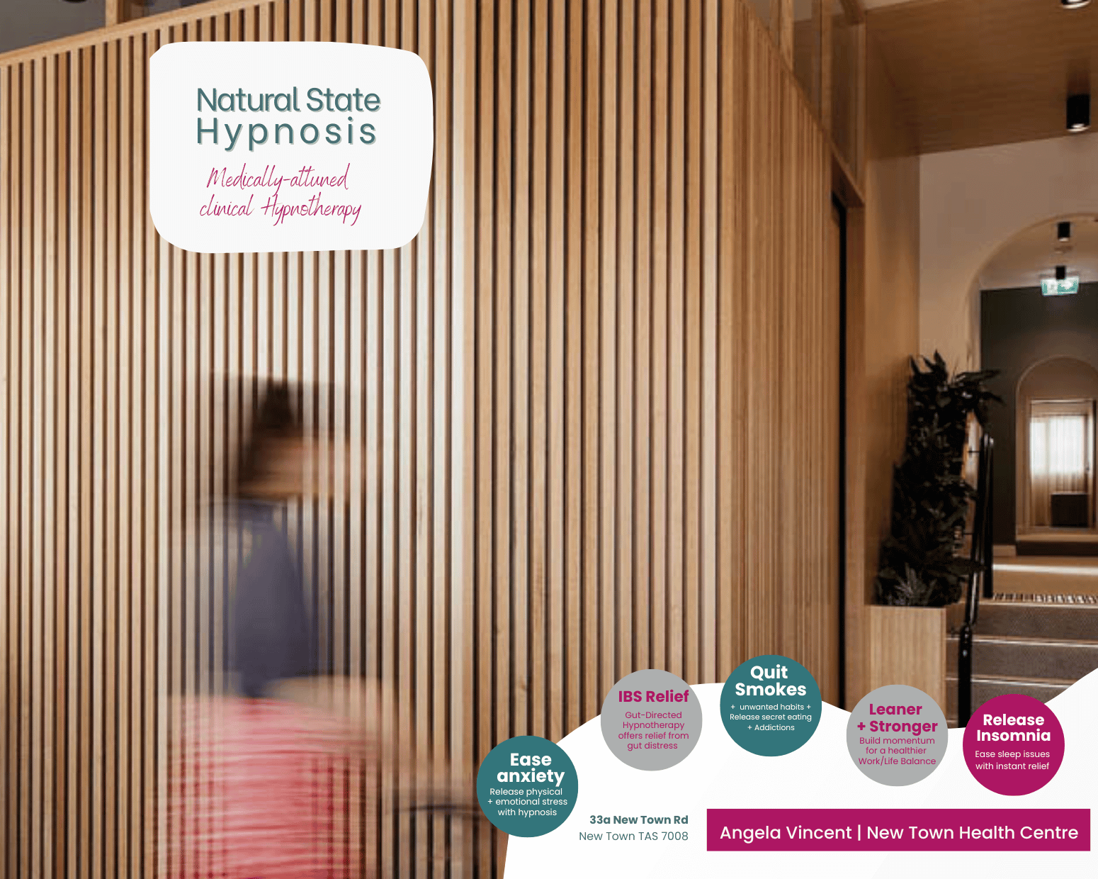 Entrance to New Town Health Centre for Hypnotherapy