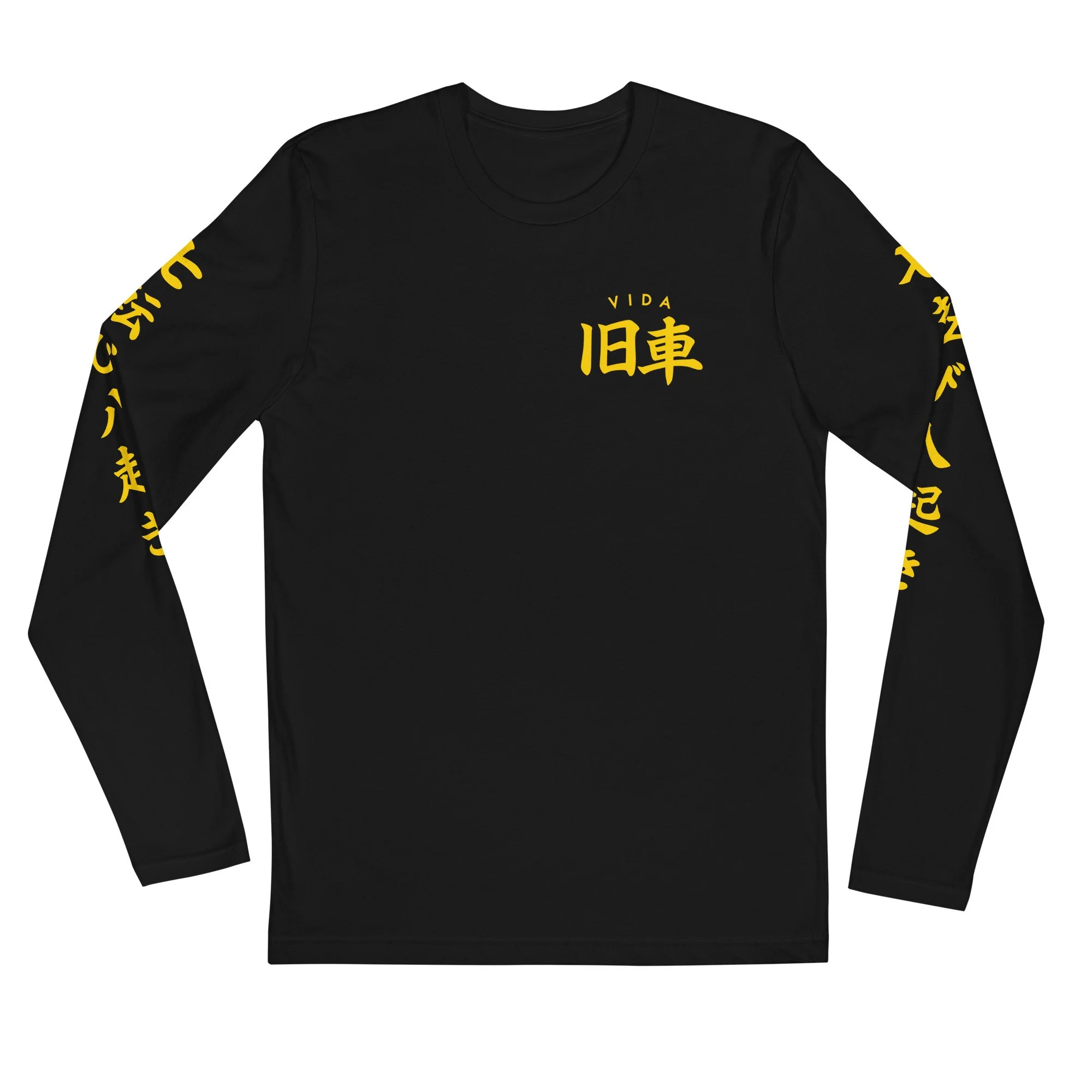 Vida Kyusha Long Sleeve Fitted Crew