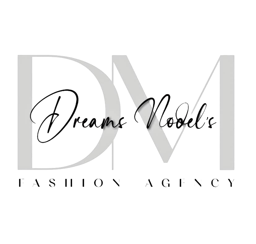Logo de l'agence de mode 'Dreams Models' avec le texte 'FASHION AGENCY' en dessous.