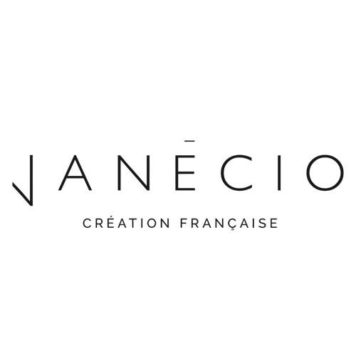 Logo de la marque Janecio avec le texte "Création Française" en dessous.
