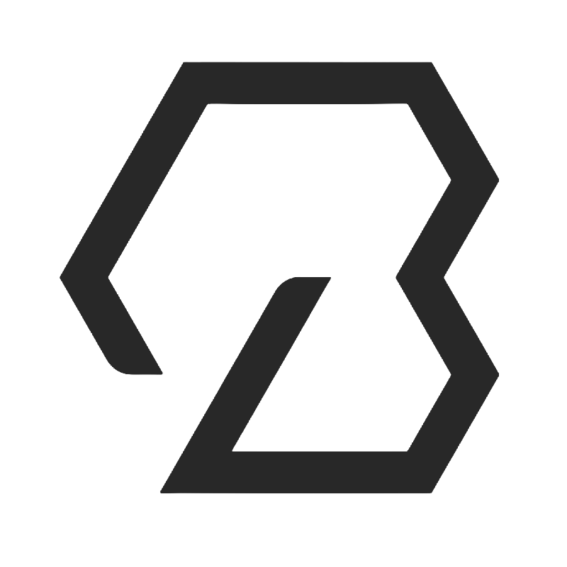 Logo Bayesian France, en noir et blanc.