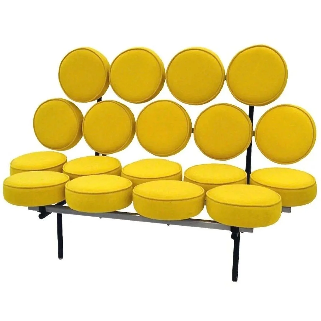 Yellow Pillows Seat