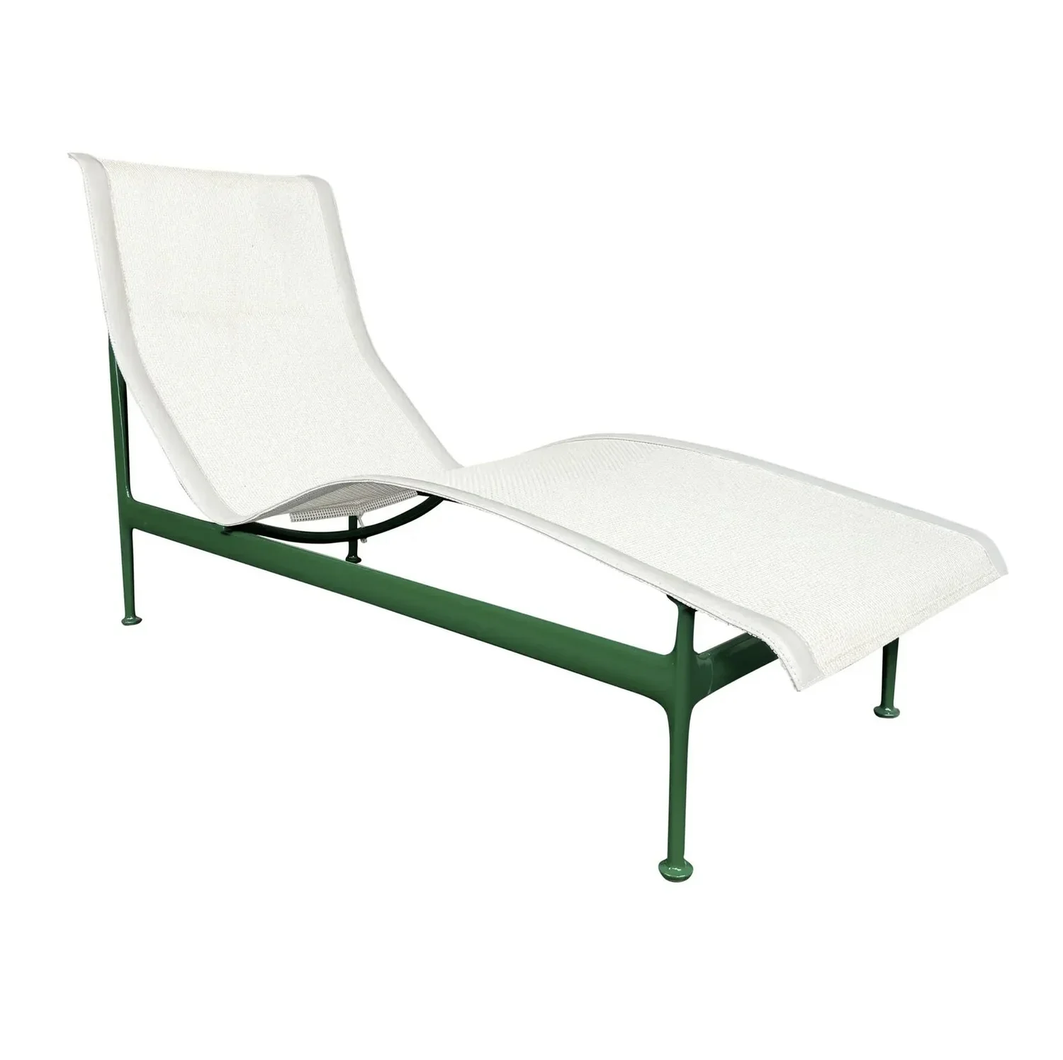 Pair of Vintage Mid Century Modern 1966 Leisure Collection Patio "Contour" Lounge Chaises By Richard Schultz For Knoll