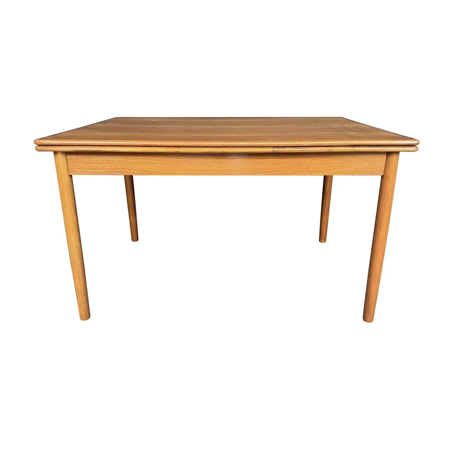 Teak Dining Table With 2 Leaves