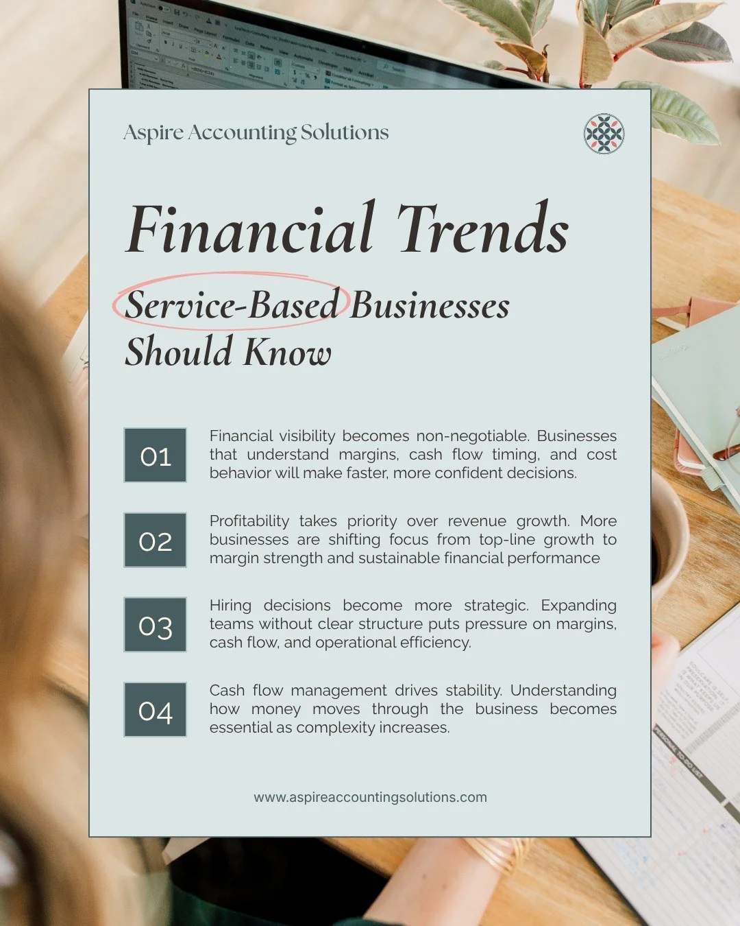 Financial trends are shifting, especially for service-based businesses moving into their next stage of growth.

The focus is no longer just on generating revenue. It is on understanding how that revenue performs. How it translates into profit, how co