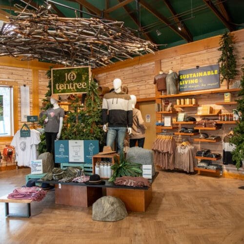  A nature-inspired gift item on display at the Oregon Zoo gift shop. 