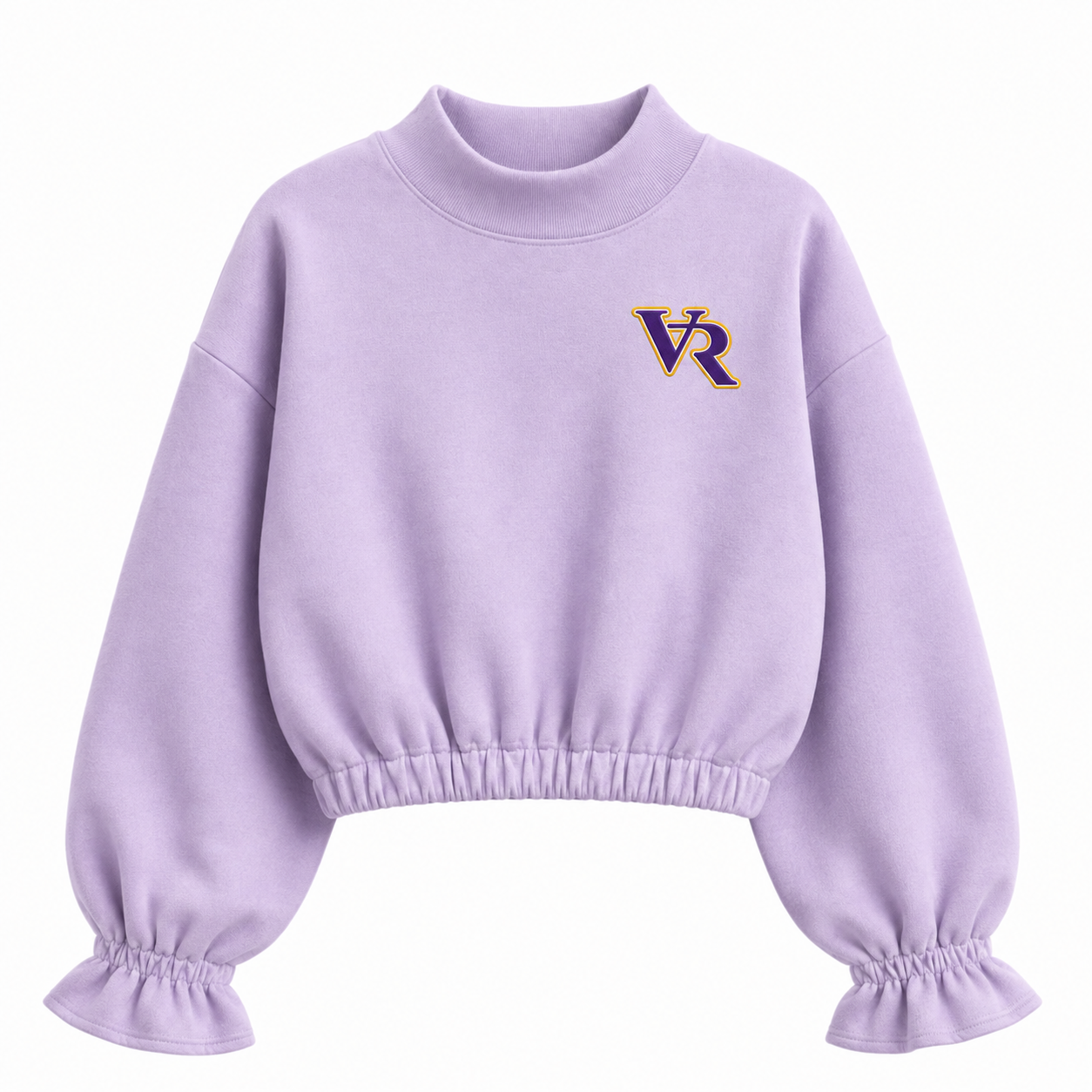 lavender vr ruffle mockneck crop sweatshirt.png