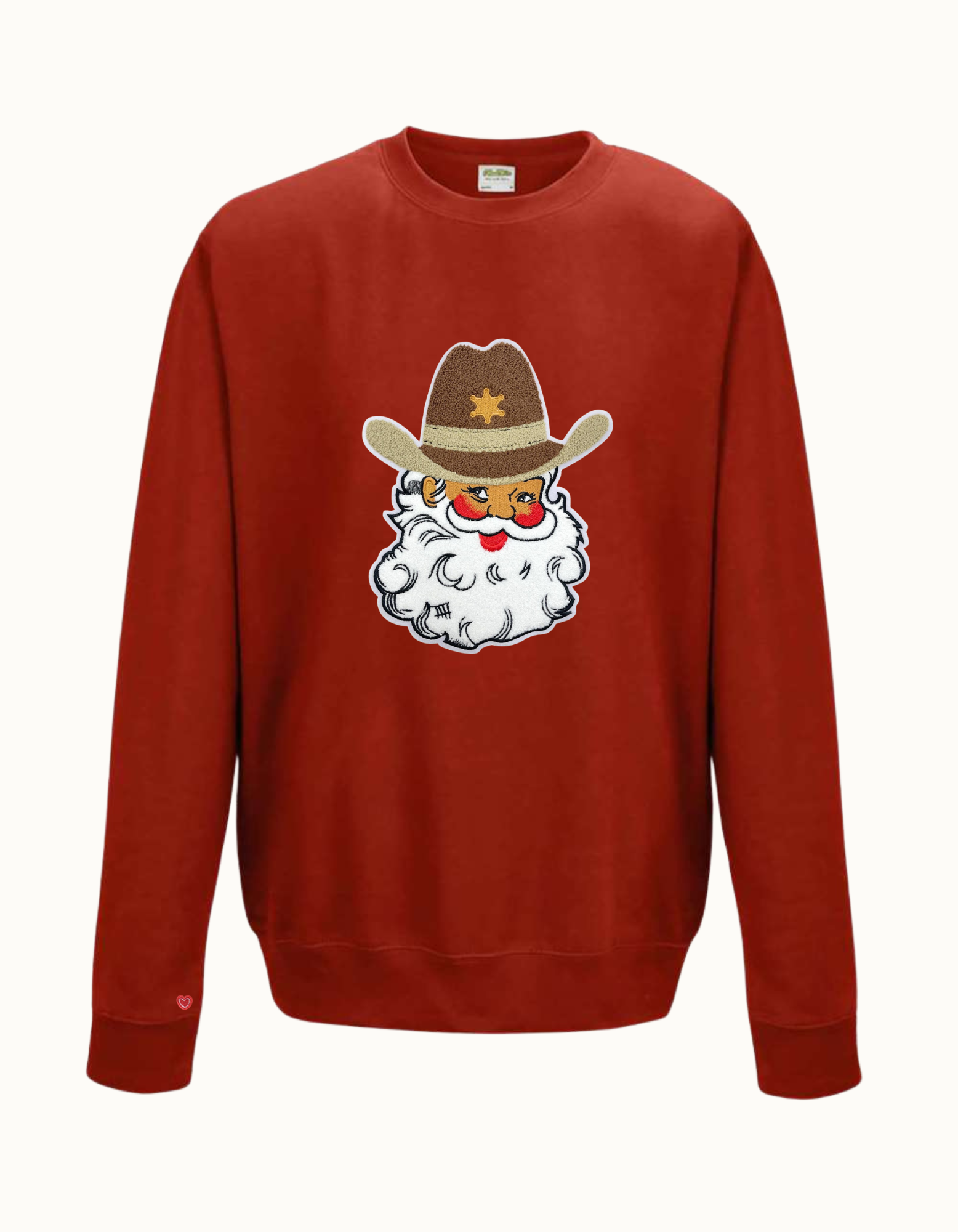cowboy santa sweatshirt