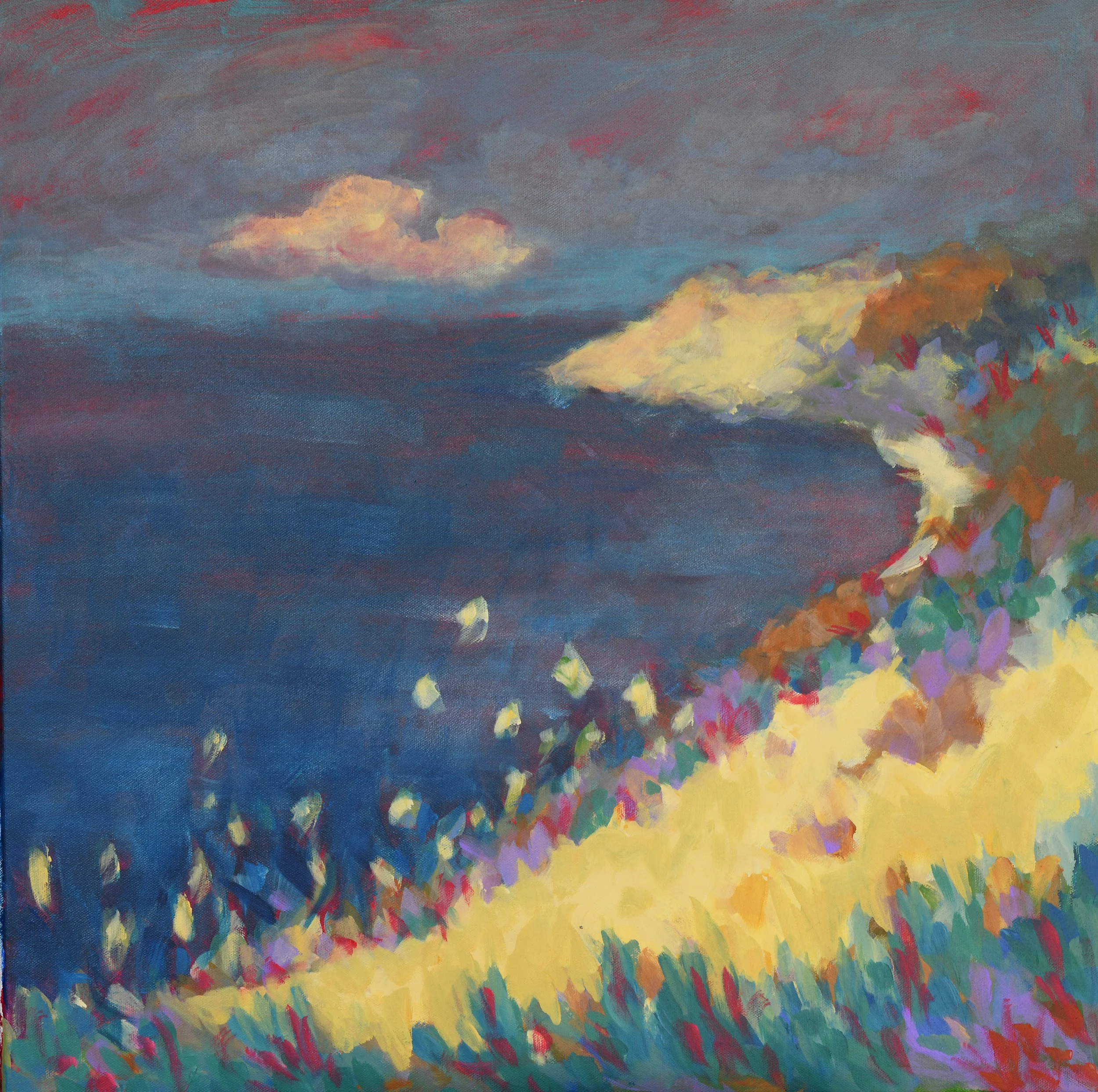 August Dune, 24"x24", Fine Art Acrylic, $1000