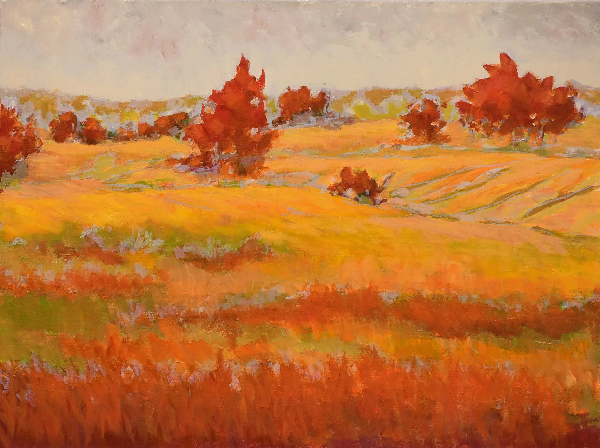 Golden Afternoon, 30"x40", Fine Art Acrylic, $1800