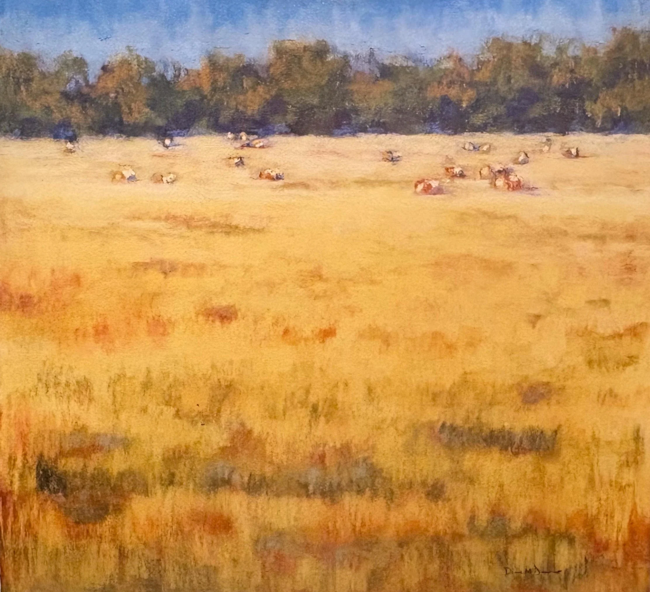Golden Field, 24"x30"