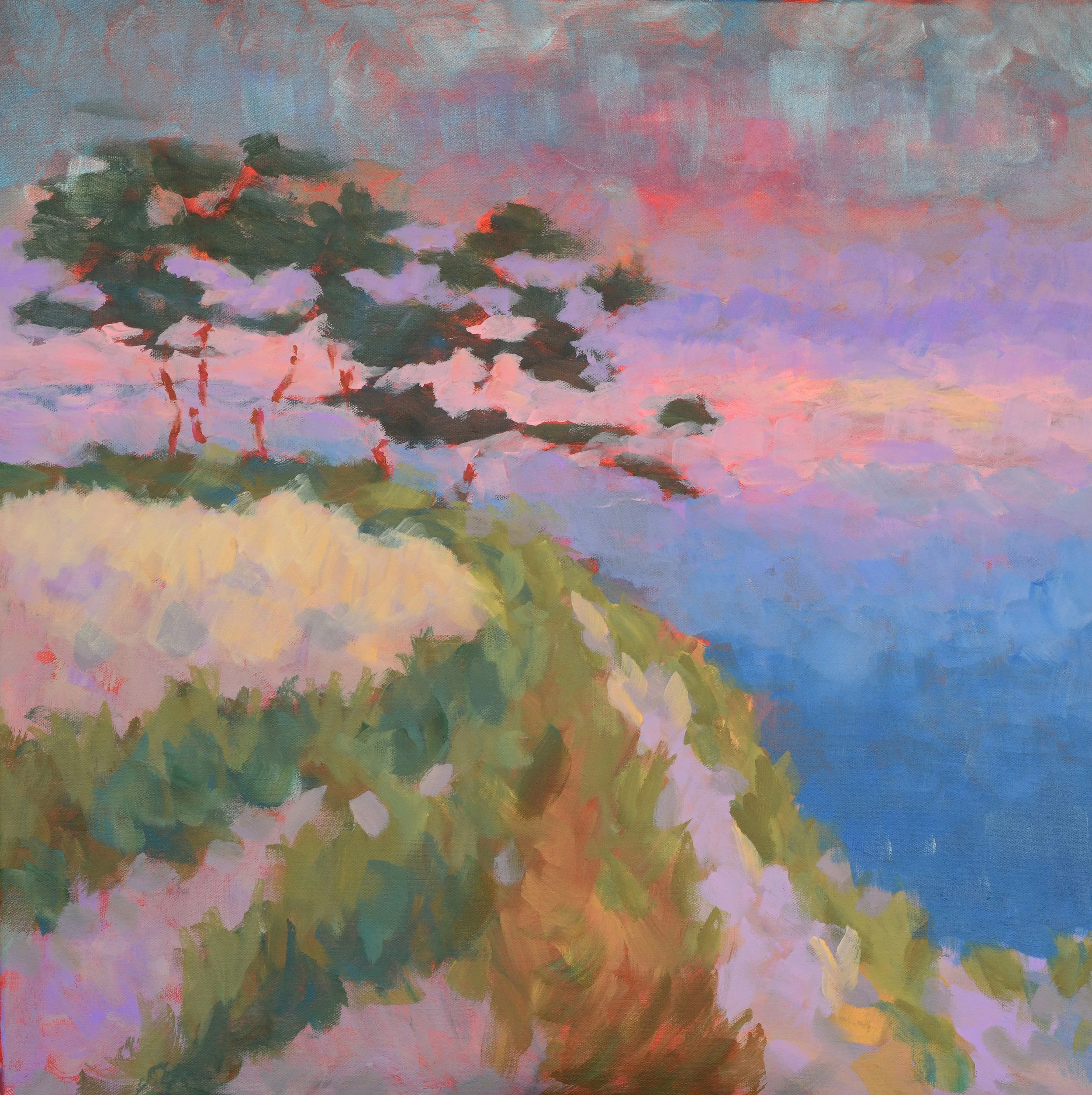 Sunset, 24"x24", Fine Art Acrylic, $1000