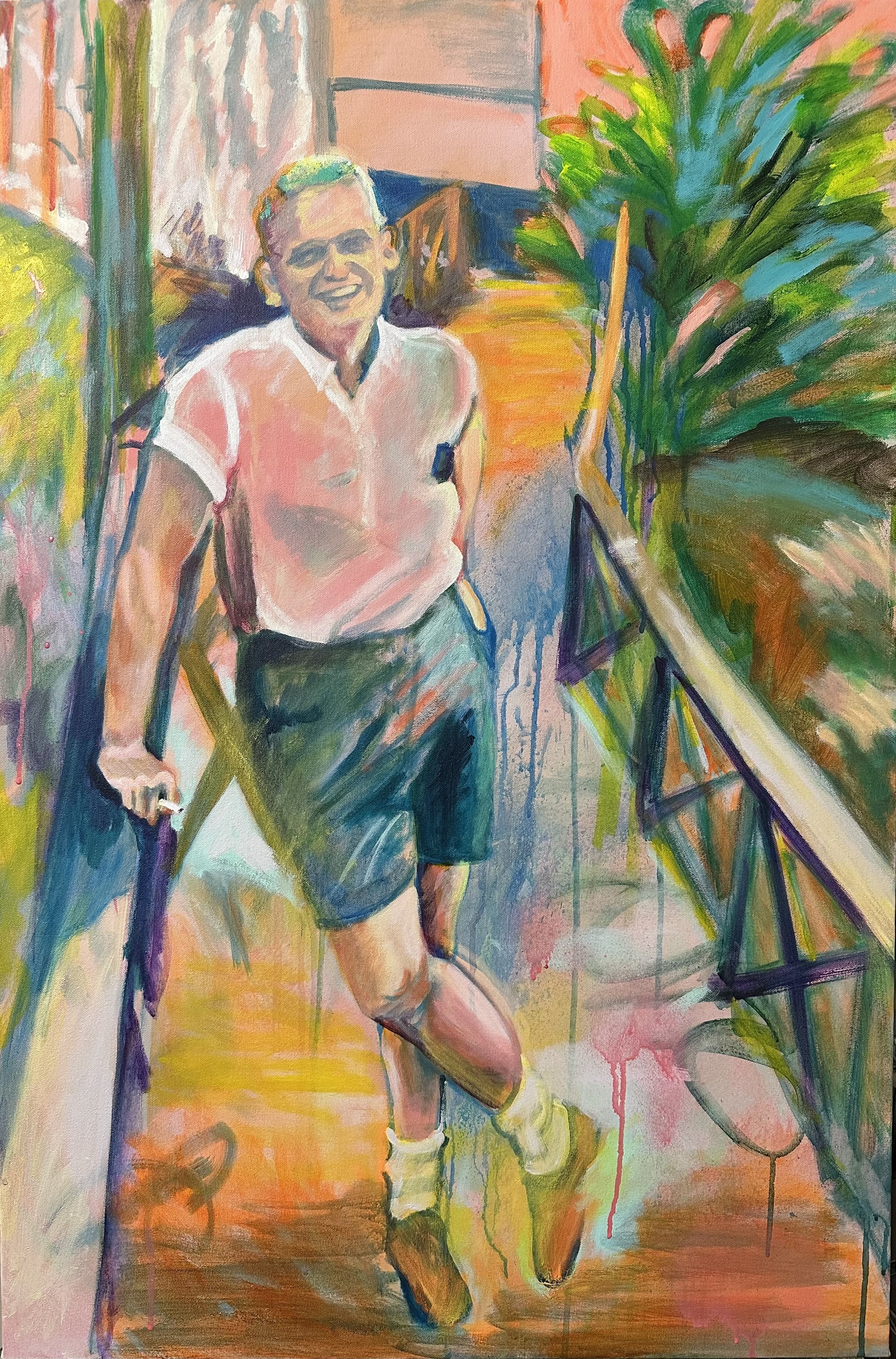Don't Be Like That, 2026, Acrylic on canvas, 36 x 24 inches