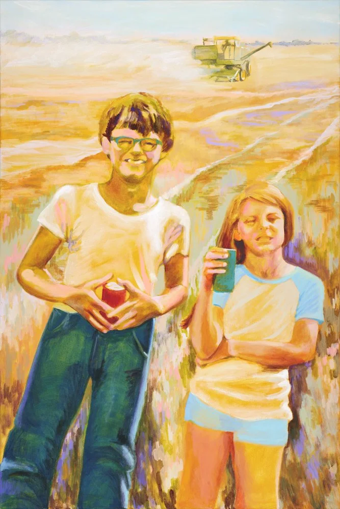 City Kids, 2025, Acrylic on canvas, 24 x 36 in.