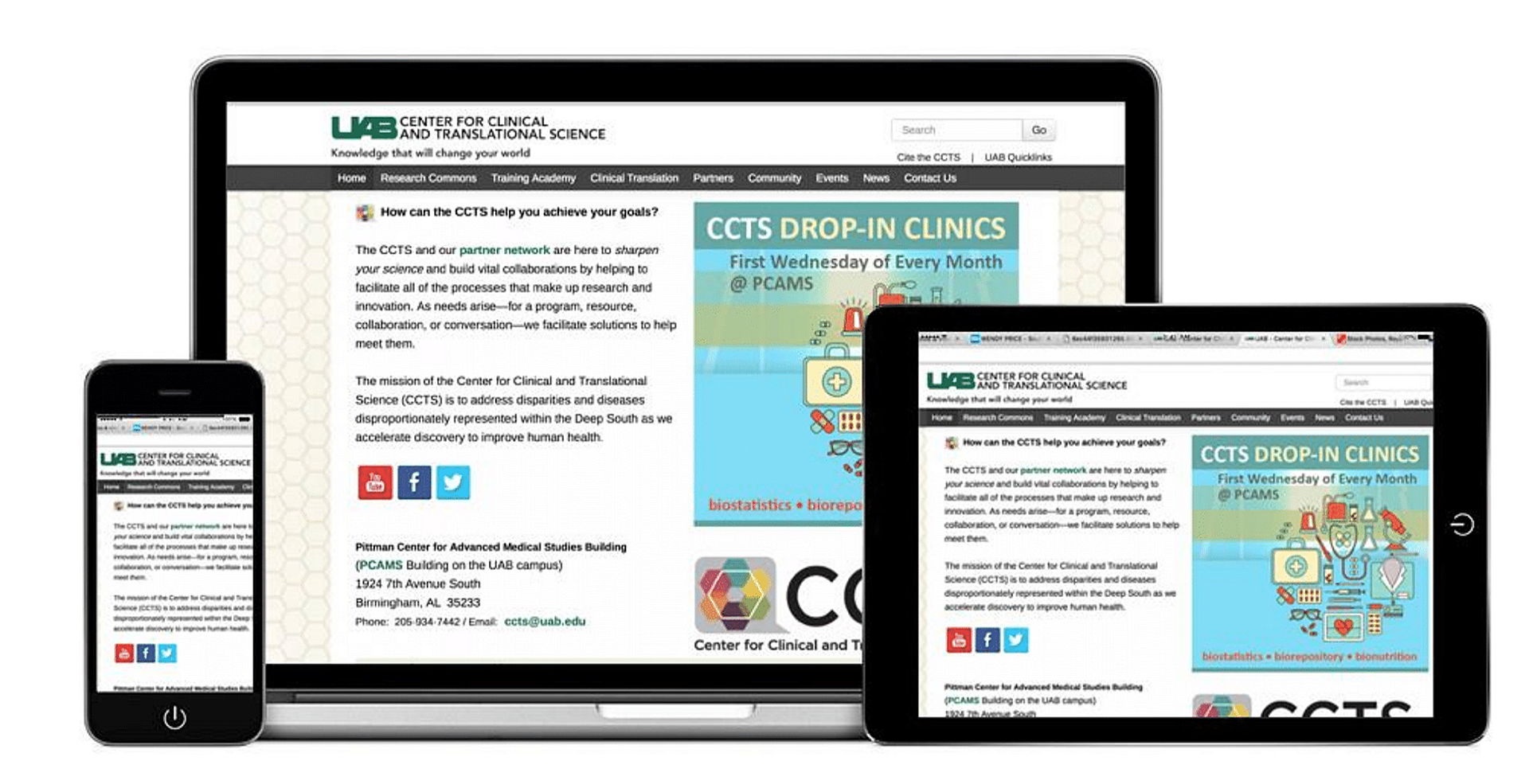 CCTS website rebrand