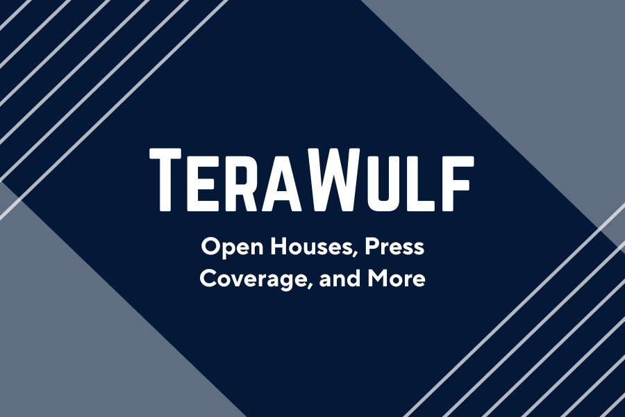 TeraWulf: Open Houses, Press Coverage, and More