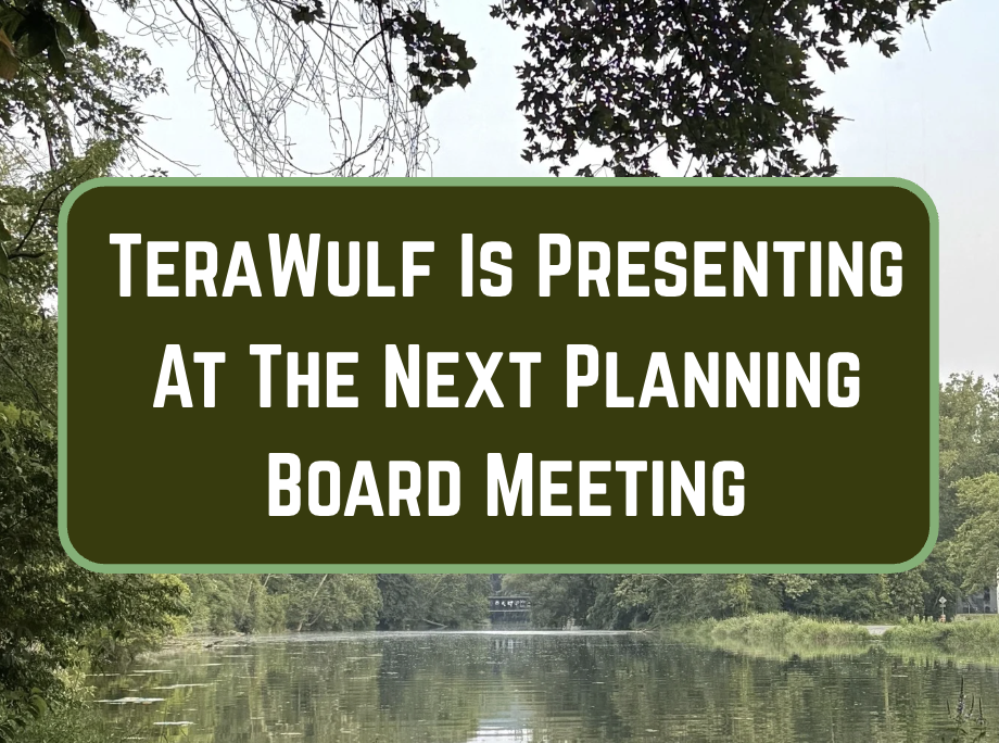 TeraWulf Is Presenting At The Next Planning Board Meeting