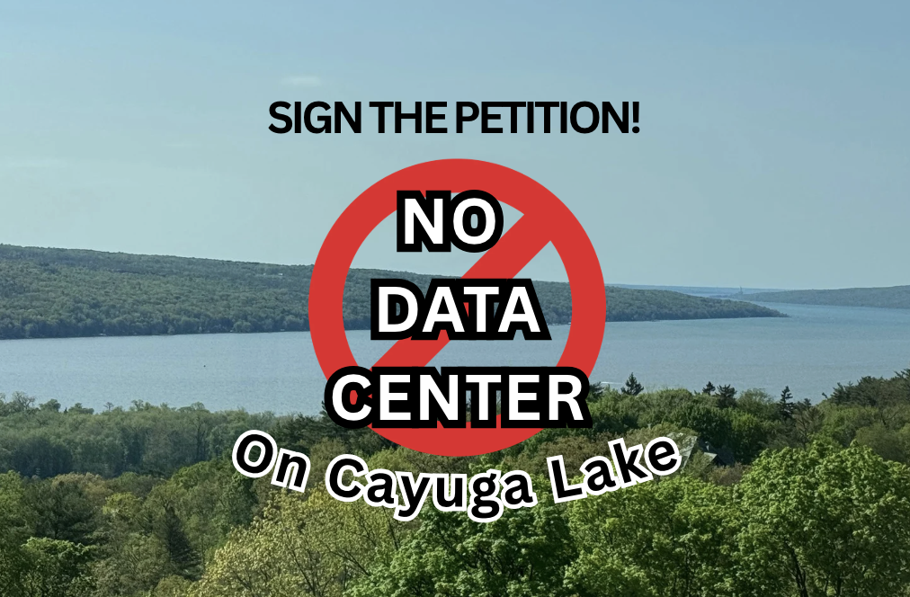 Sign Our Petition to Reject the Development of an AI Data Center on Cayuga Lake!