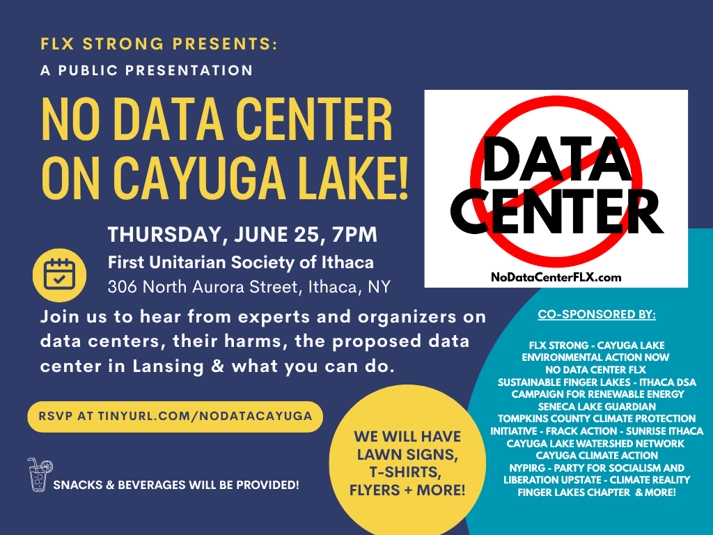 No Data Center on Cayuga Lake Public Presentation 