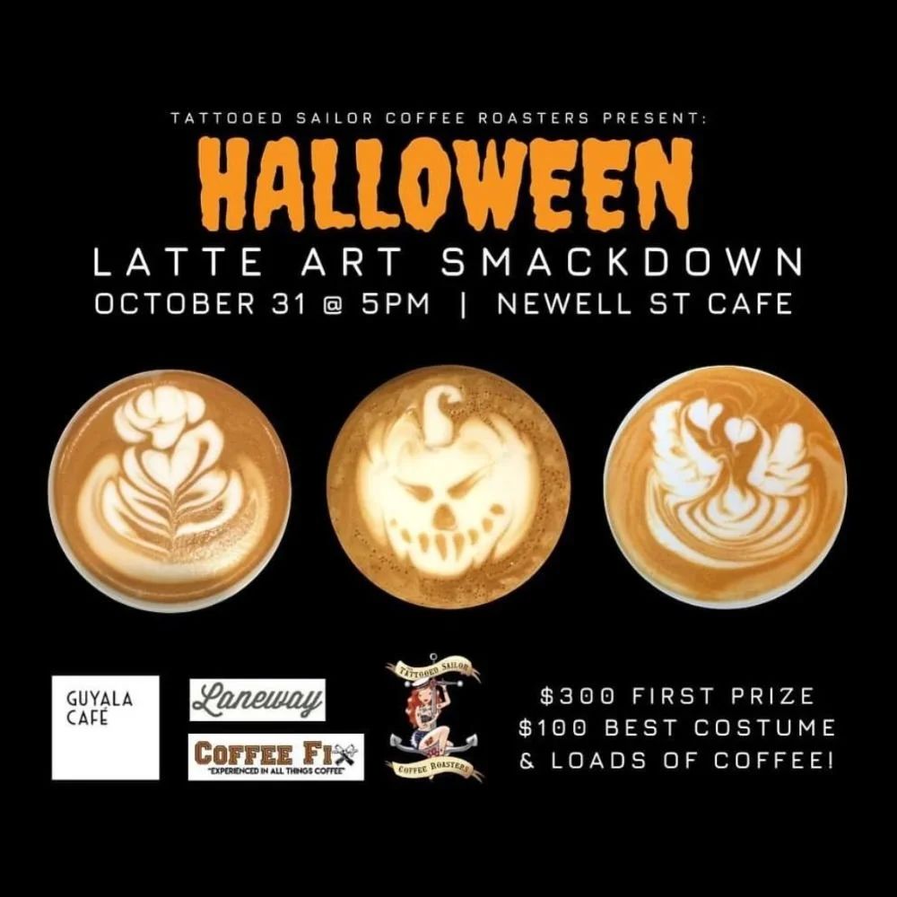 Halloween Latte Art Smackdown