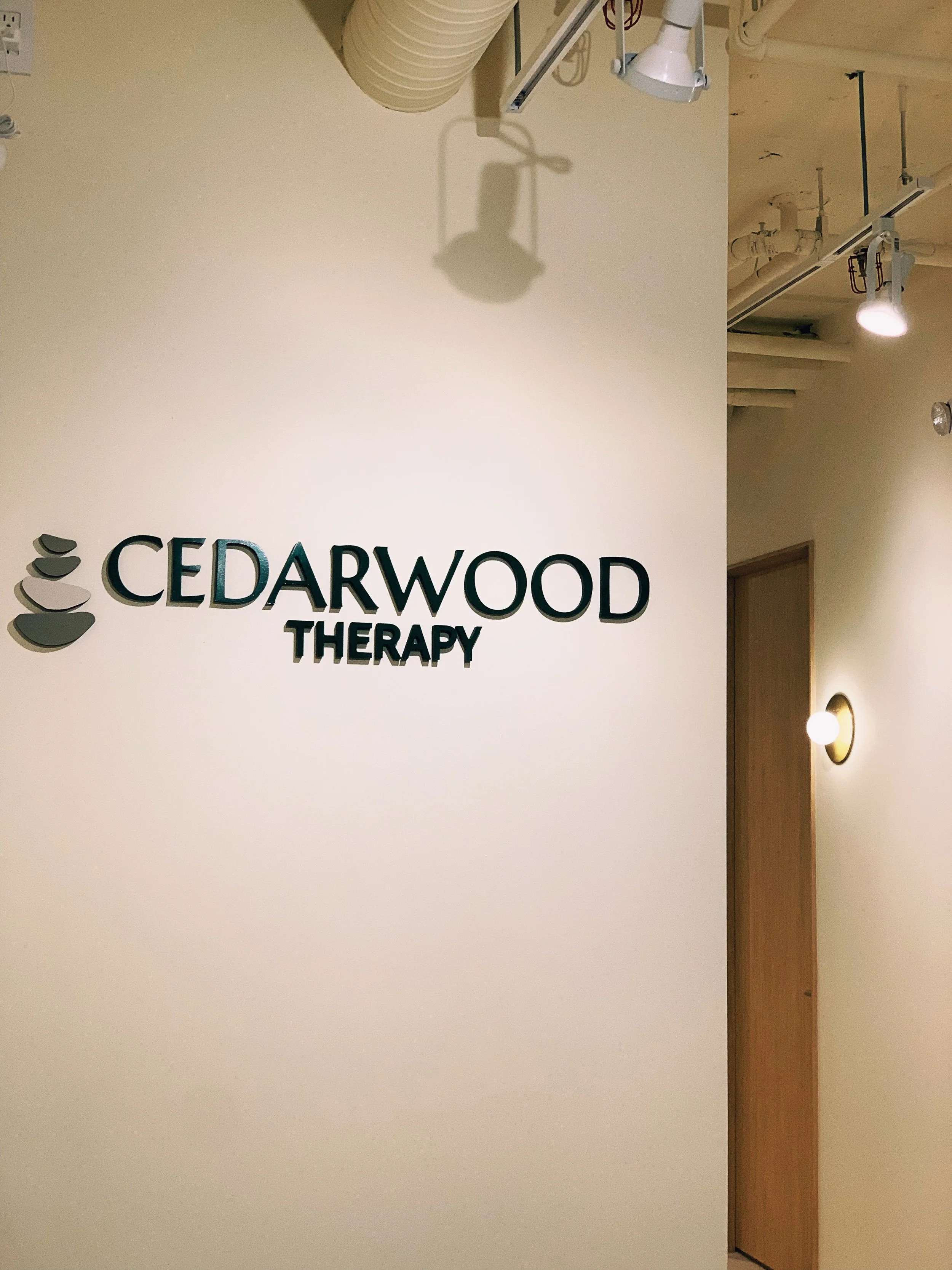 Cedarwood Therapy clinic entrance on Commercial Street in East Vancouver, Vancouver, BC