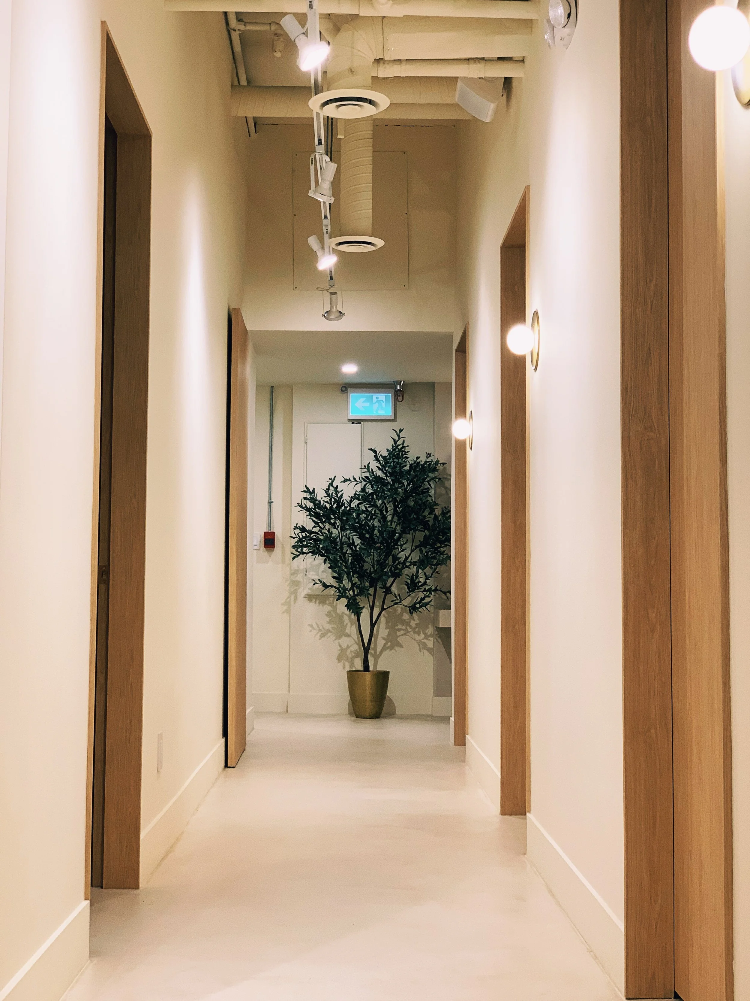 Cedarwood Therapy clinic hallway in Vancouver, BC