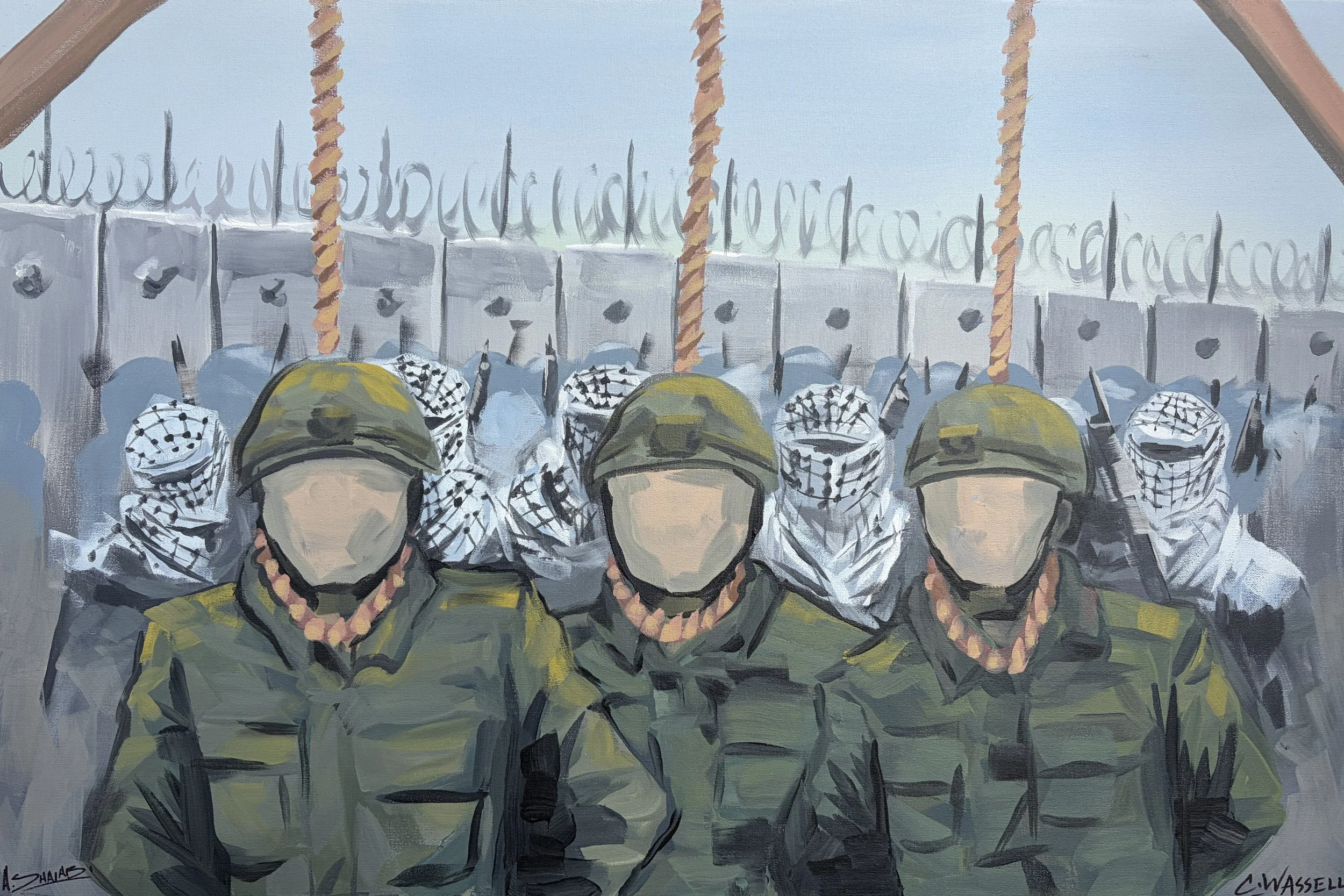 "THE PEOPLE'S TRIAL" FINE ART PAINTING