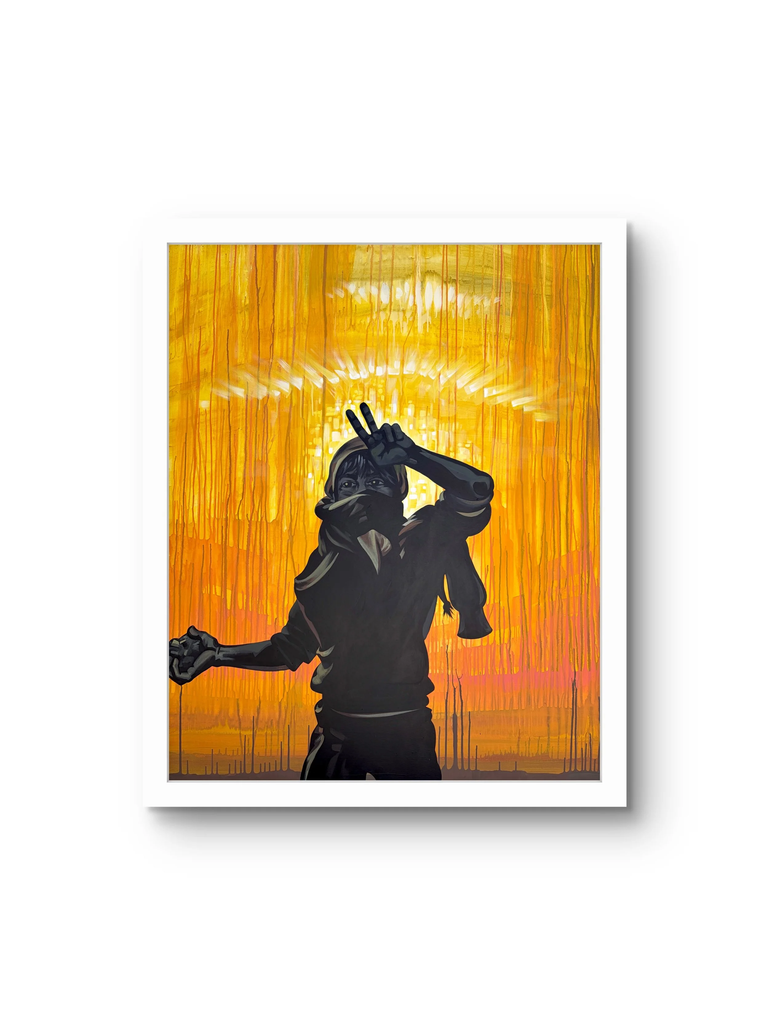 "STONE THROWER" FINE ART PRINT