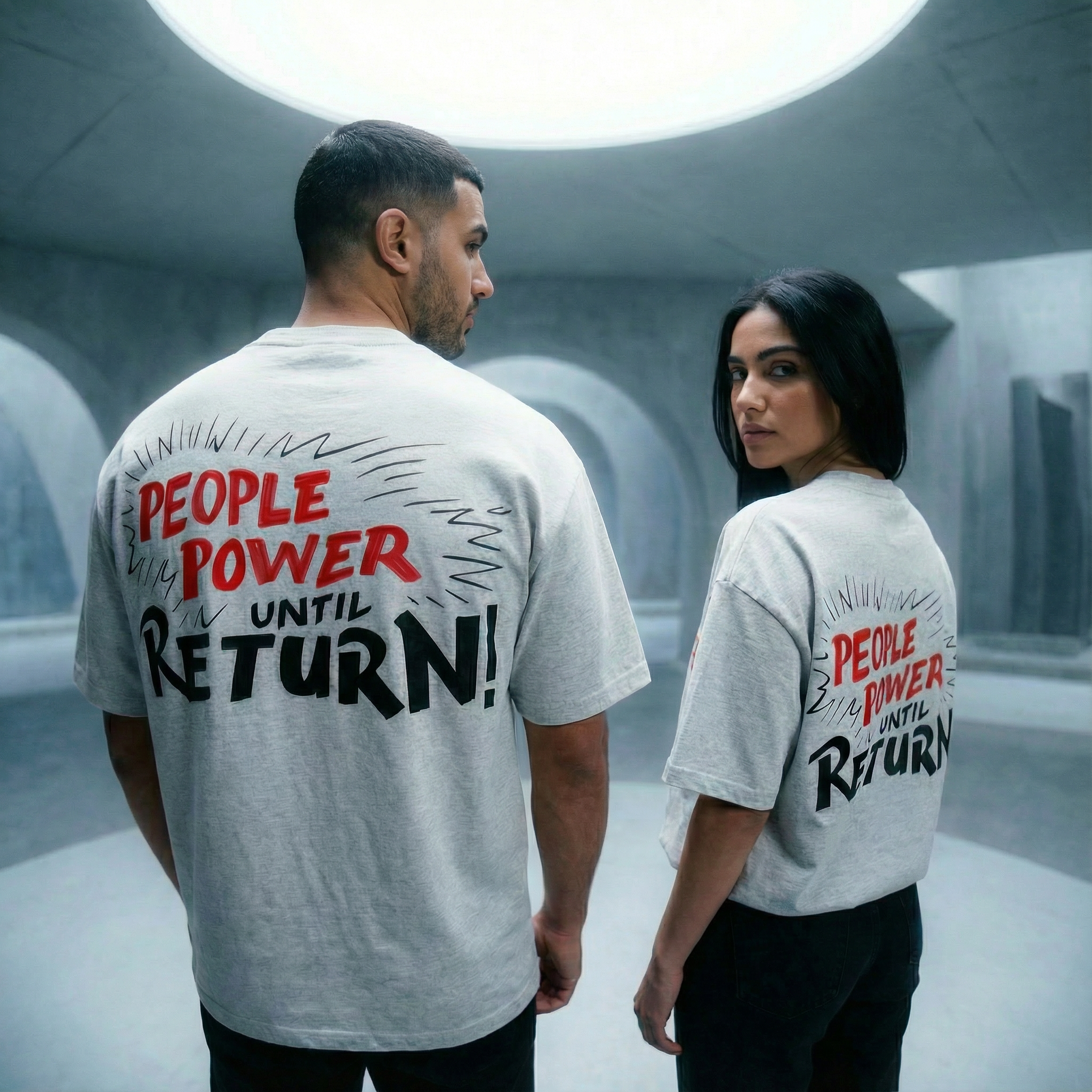 PEOPLE POWER - Heavyweight Cotton T-Shirt