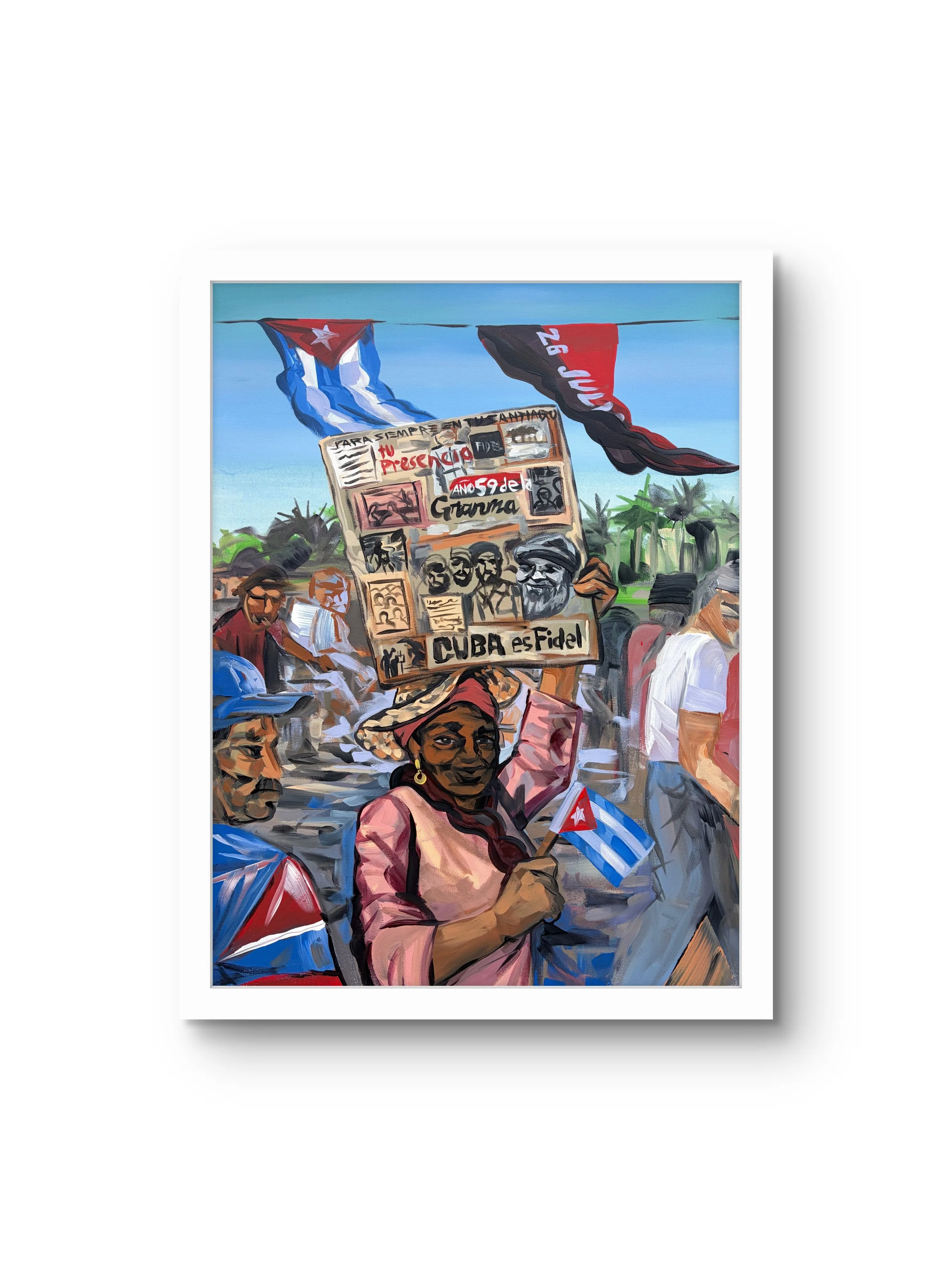 "CUBA ES FIDEL" FINE ART PRINT