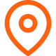 Orange location pin icon.