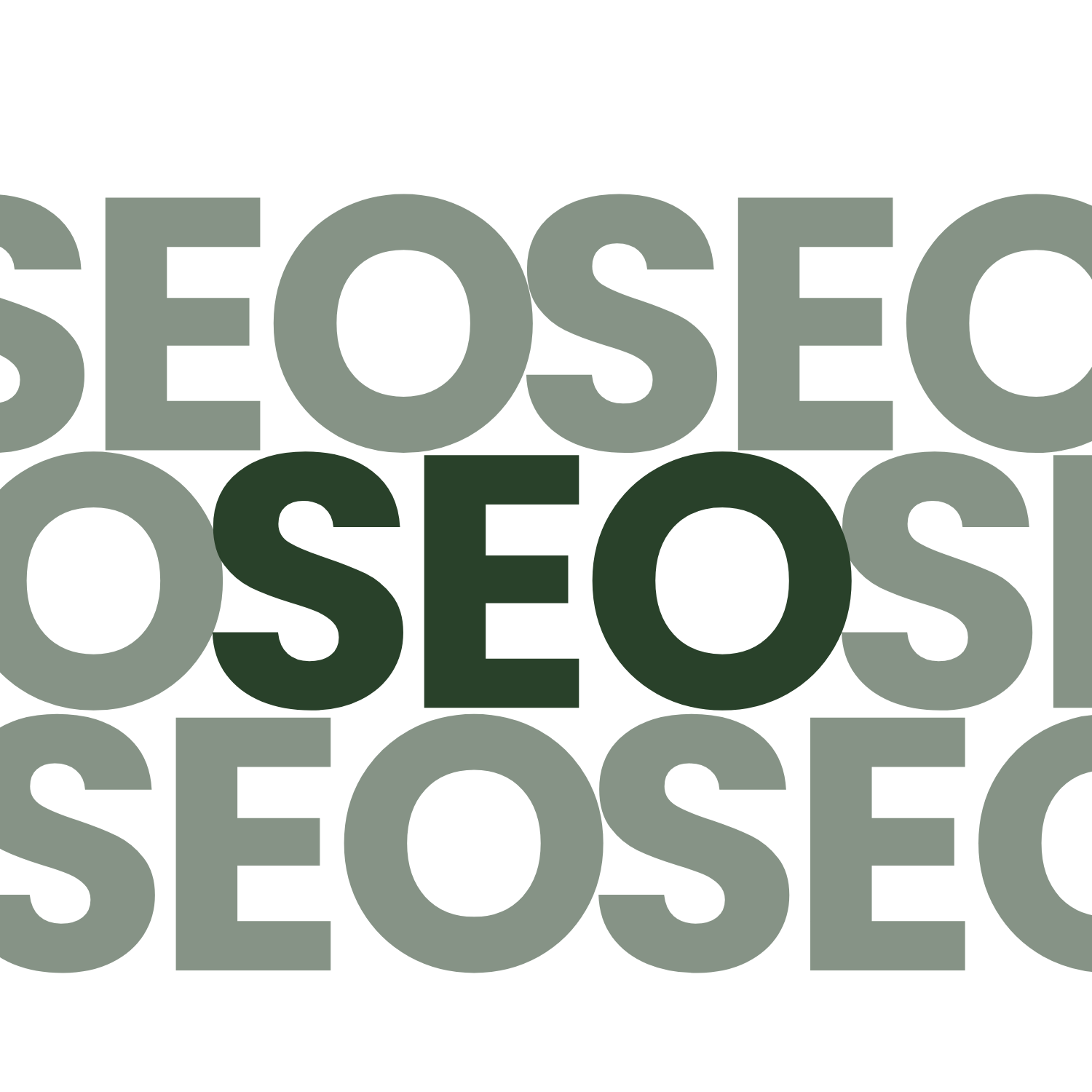 Repeat pattern of the word 'EOSEC' in dark green text on a black background.