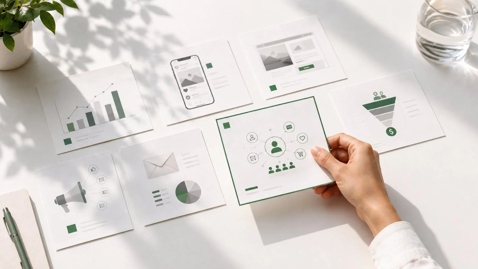Marketing strategy choices being evaluated for a focused business direction