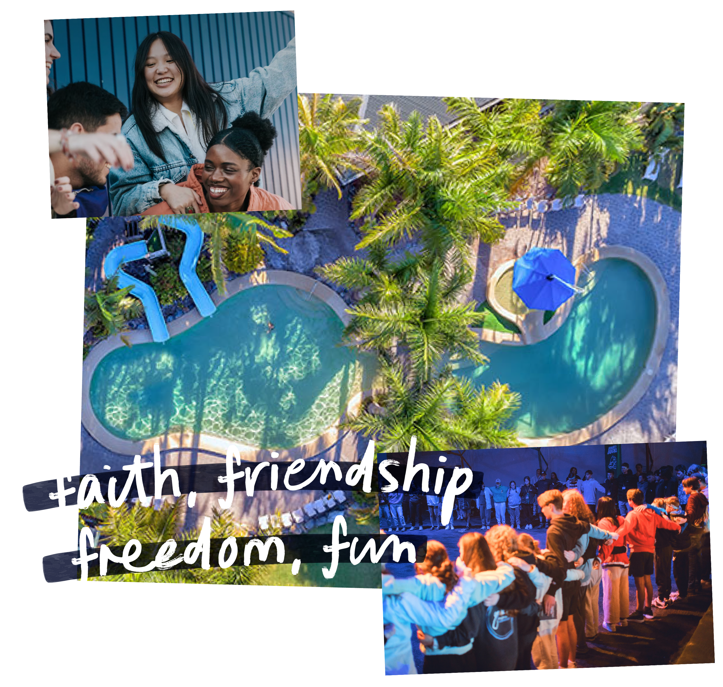 Beachside worship session during Schoolies week