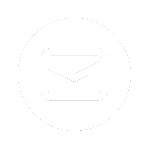 Envelope icon inside a circle on a black background.