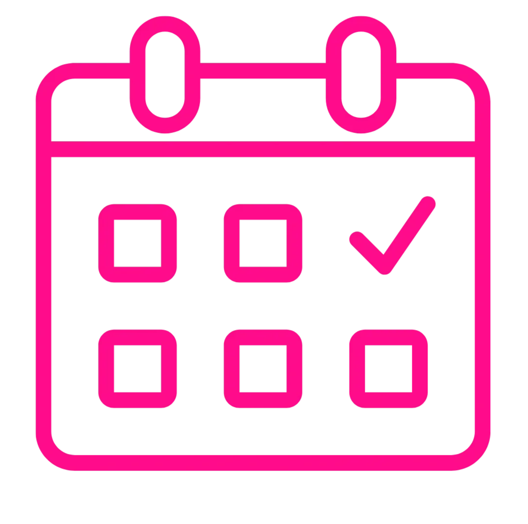 Calendar icon for scheduling your Bright Births private birth preparation session
