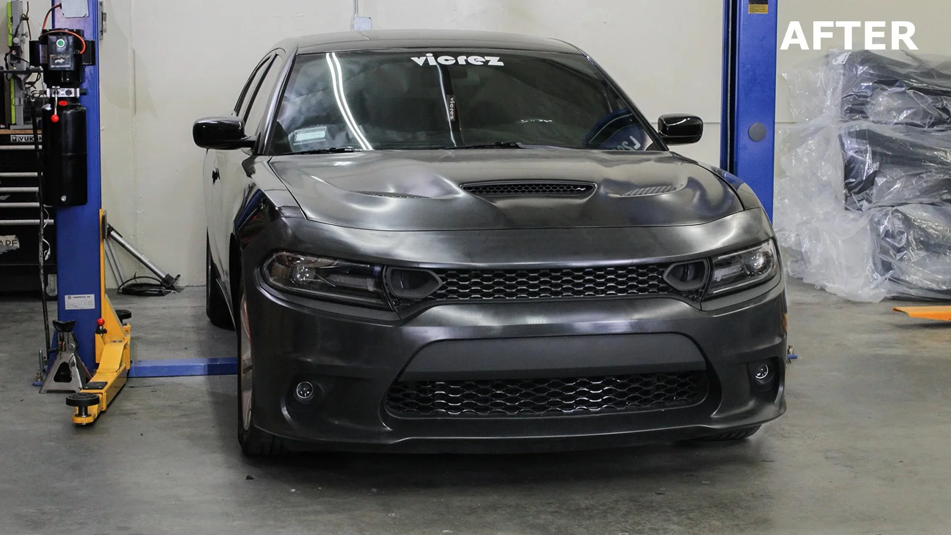 Vicrez SRT Hellcat Style Front Bumper vz101820 Dodge Charger 2015-2020