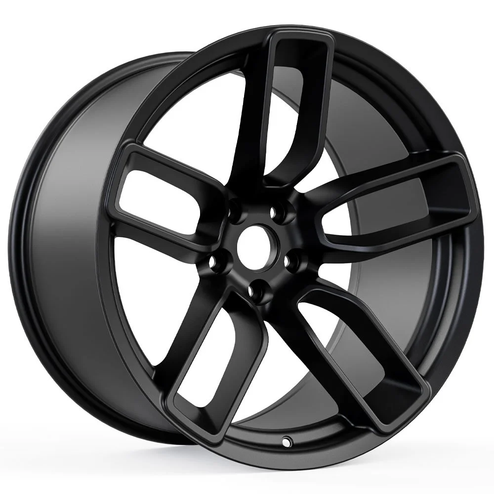 Hellcat Redeye Style Matte Black Wheel (20" x 9", +20 Offset, 5x115 Bolt Pattern, 71.6 mm Hub) vzn111407